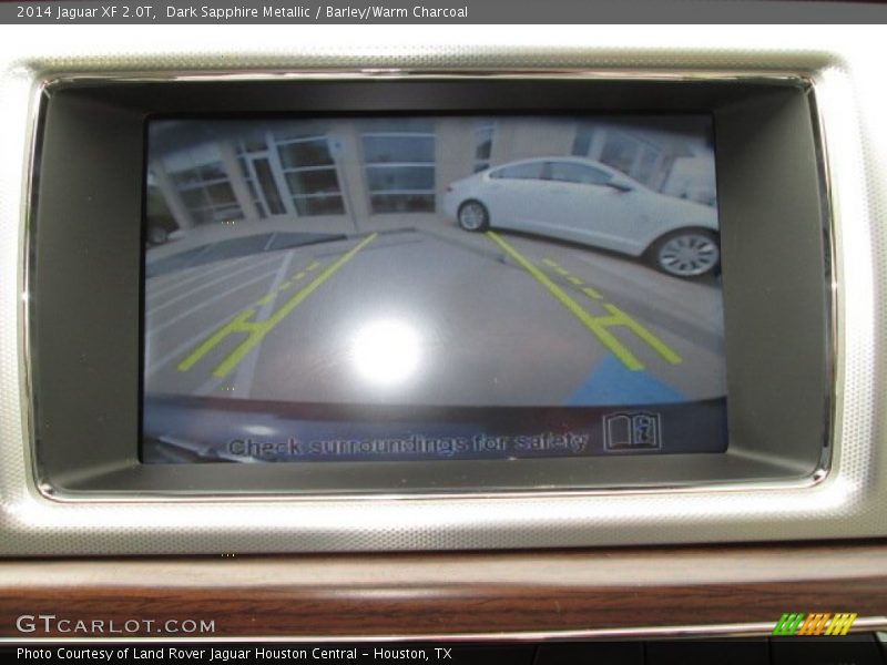 Dark Sapphire Metallic / Barley/Warm Charcoal 2014 Jaguar XF 2.0T