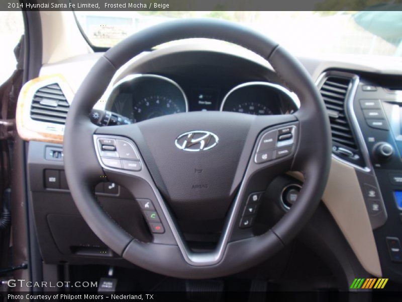  2014 Santa Fe Limited Steering Wheel