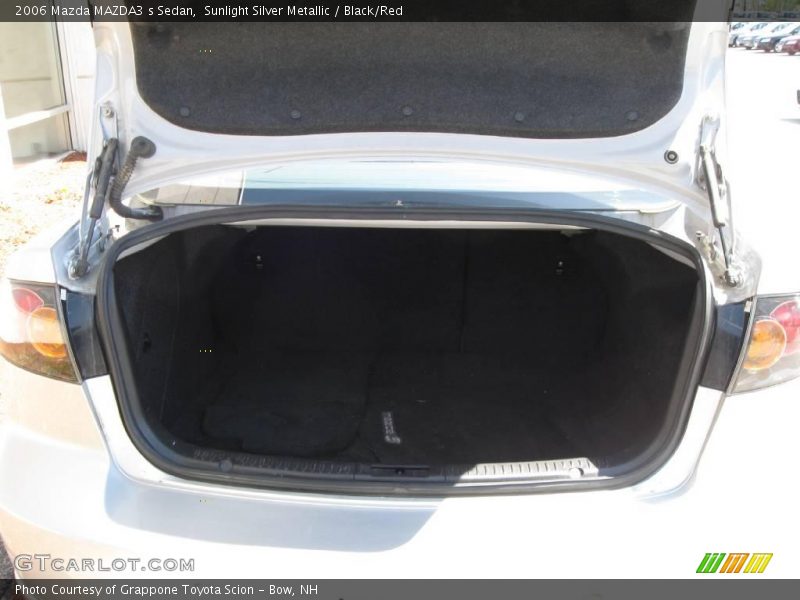 Sunlight Silver Metallic / Black/Red 2006 Mazda MAZDA3 s Sedan