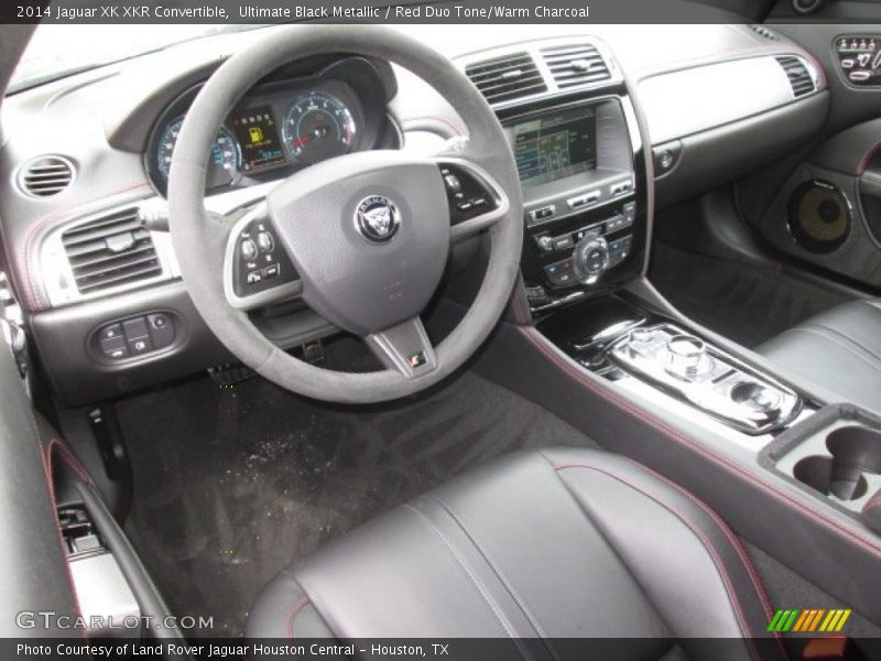 Red Duo Tone/Warm Charcoal Interior - 2014 XK XKR Convertible 
