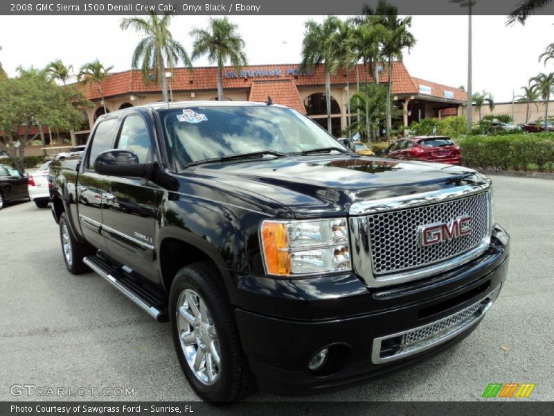 Onyx Black / Ebony 2008 GMC Sierra 1500 Denali Crew Cab