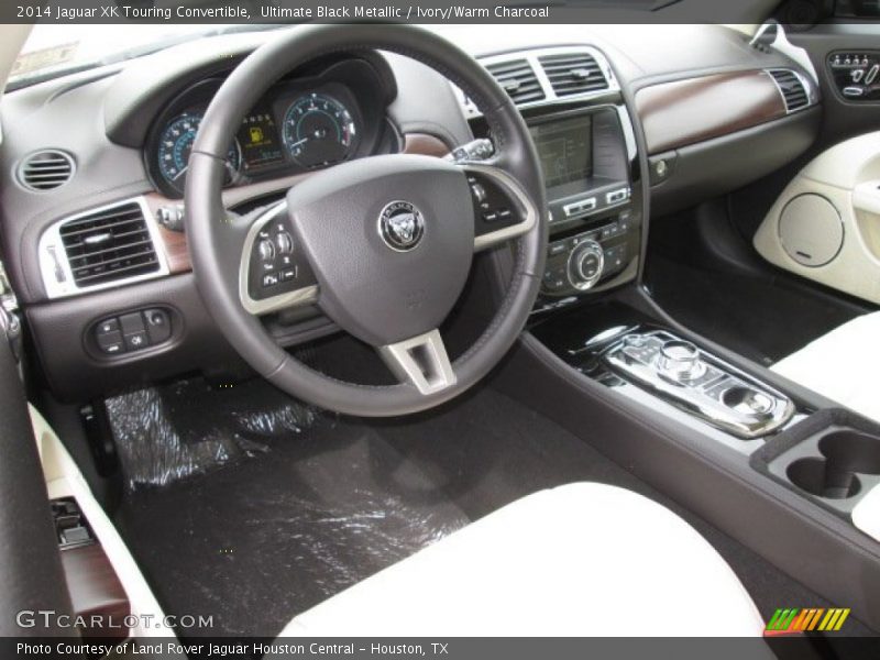 Ivory/Warm Charcoal Interior - 2014 XK Touring Convertible 