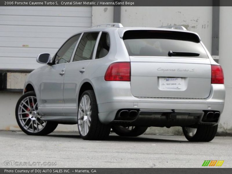 Crystal Silver Metallic / Havanna/Sand Beige 2006 Porsche Cayenne Turbo S