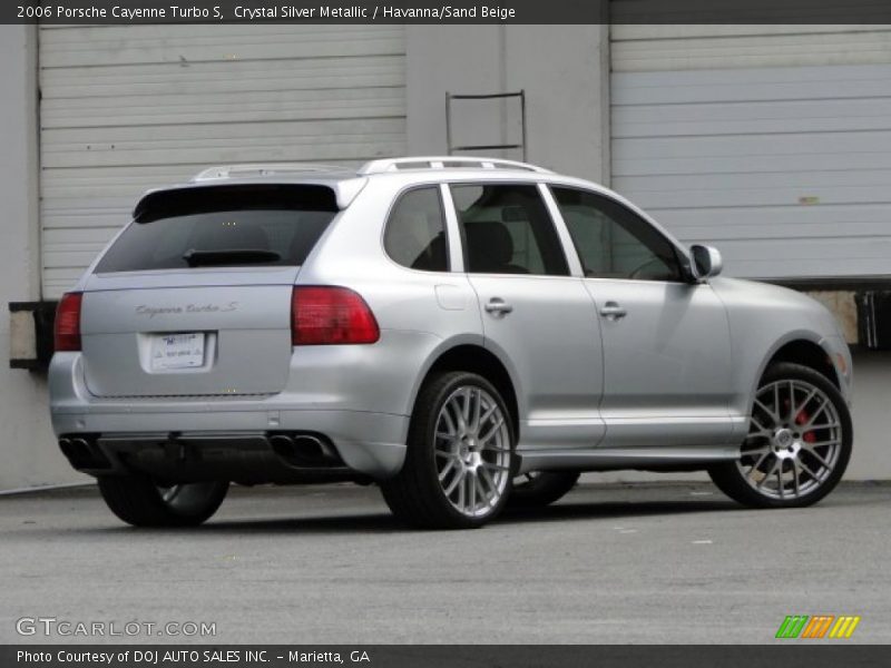 Crystal Silver Metallic / Havanna/Sand Beige 2006 Porsche Cayenne Turbo S