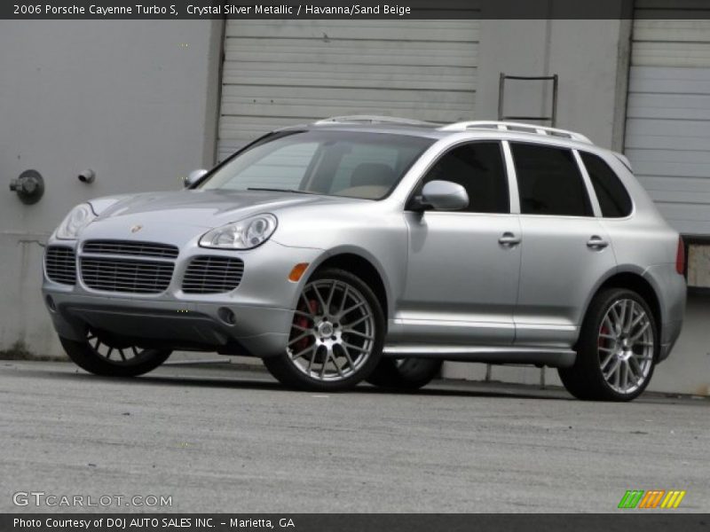 Crystal Silver Metallic / Havanna/Sand Beige 2006 Porsche Cayenne Turbo S