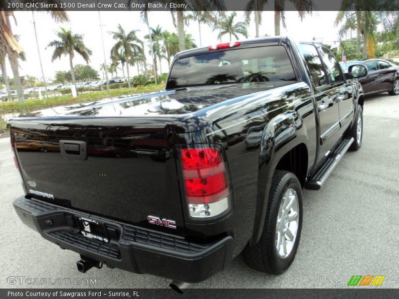 Onyx Black / Ebony 2008 GMC Sierra 1500 Denali Crew Cab
