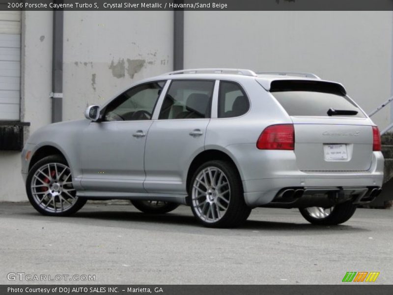 Crystal Silver Metallic / Havanna/Sand Beige 2006 Porsche Cayenne Turbo S