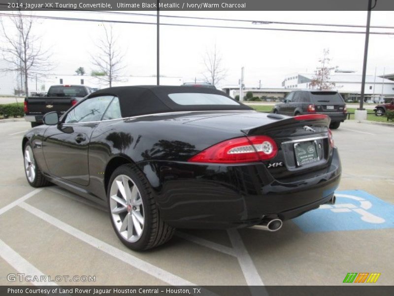Ultimate Black Metallic / Ivory/Warm Charcoal 2014 Jaguar XK Touring Convertible