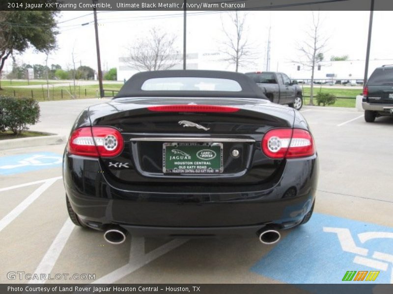 Ultimate Black Metallic / Ivory/Warm Charcoal 2014 Jaguar XK Touring Convertible