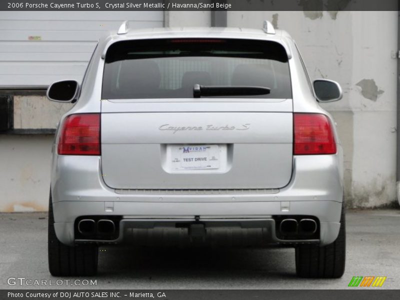 Crystal Silver Metallic / Havanna/Sand Beige 2006 Porsche Cayenne Turbo S
