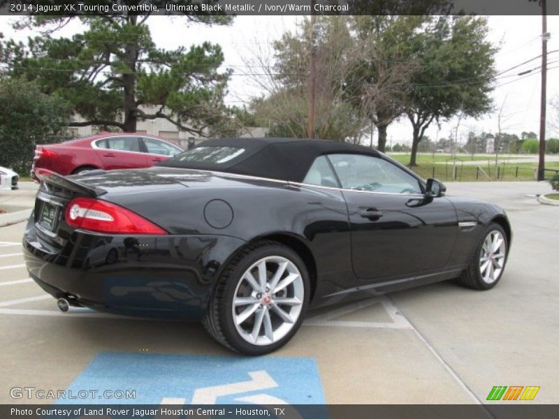 Ultimate Black Metallic / Ivory/Warm Charcoal 2014 Jaguar XK Touring Convertible