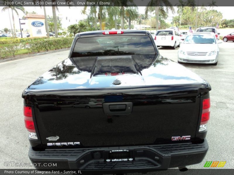 Onyx Black / Ebony 2008 GMC Sierra 1500 Denali Crew Cab