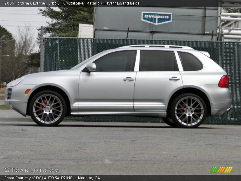 Crystal Silver Metallic / Havanna/Sand Beige 2006 Porsche Cayenne Turbo S