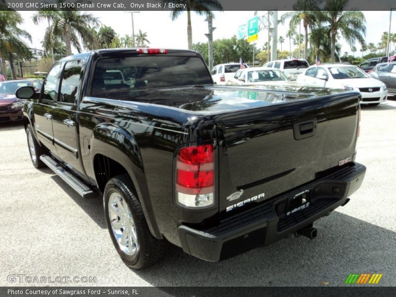 Onyx Black / Ebony 2008 GMC Sierra 1500 Denali Crew Cab