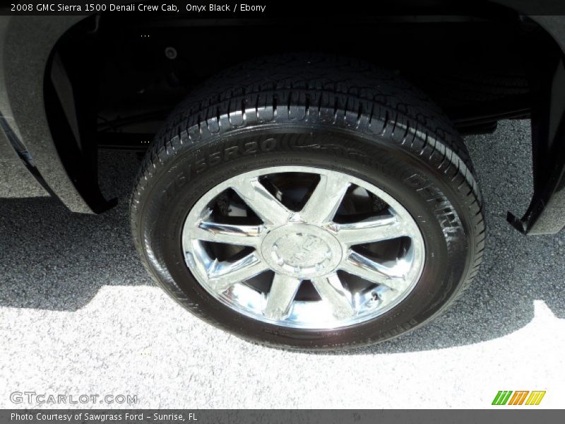 Onyx Black / Ebony 2008 GMC Sierra 1500 Denali Crew Cab