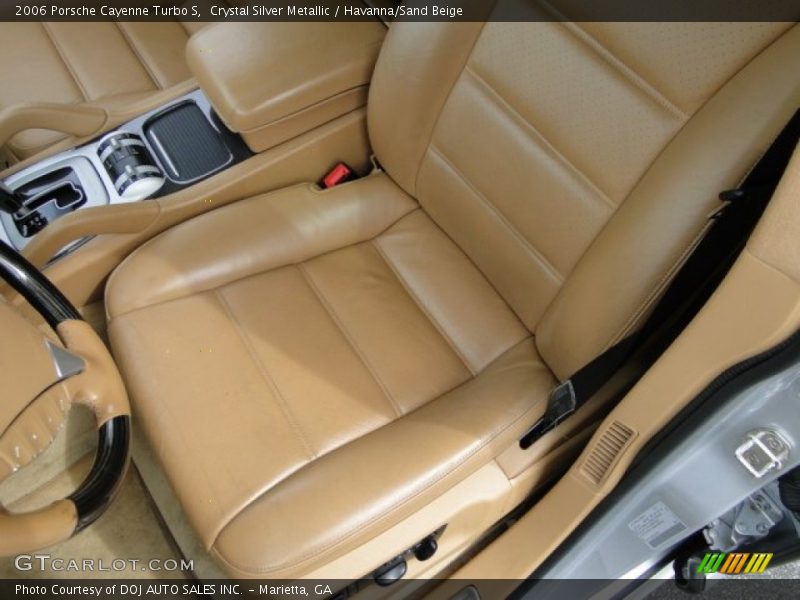 Crystal Silver Metallic / Havanna/Sand Beige 2006 Porsche Cayenne Turbo S