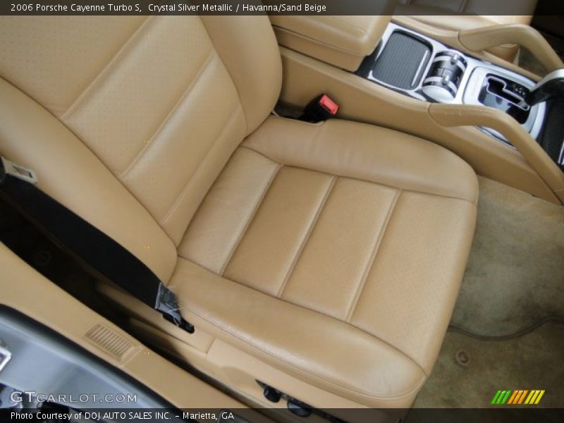 Crystal Silver Metallic / Havanna/Sand Beige 2006 Porsche Cayenne Turbo S