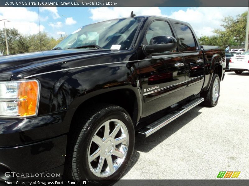 Onyx Black / Ebony 2008 GMC Sierra 1500 Denali Crew Cab