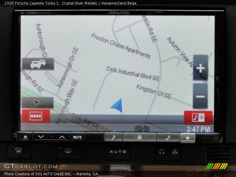 Crystal Silver Metallic / Havanna/Sand Beige 2006 Porsche Cayenne Turbo S