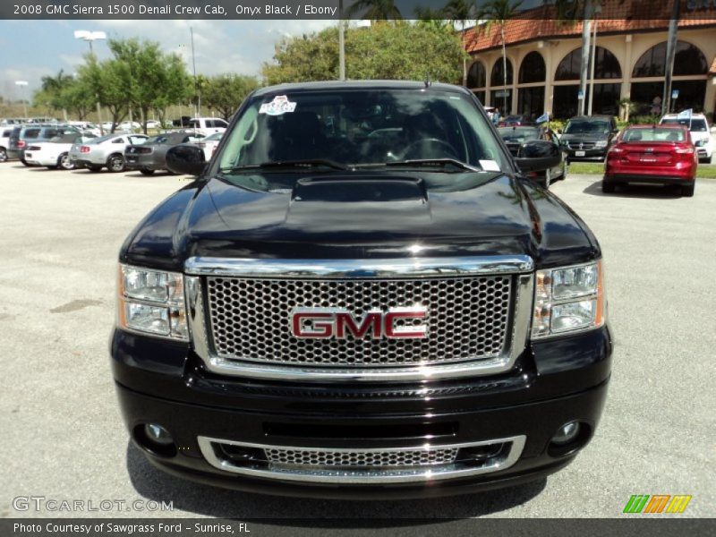 Onyx Black / Ebony 2008 GMC Sierra 1500 Denali Crew Cab