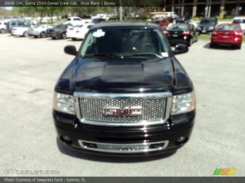 Onyx Black / Ebony 2008 GMC Sierra 1500 Denali Crew Cab