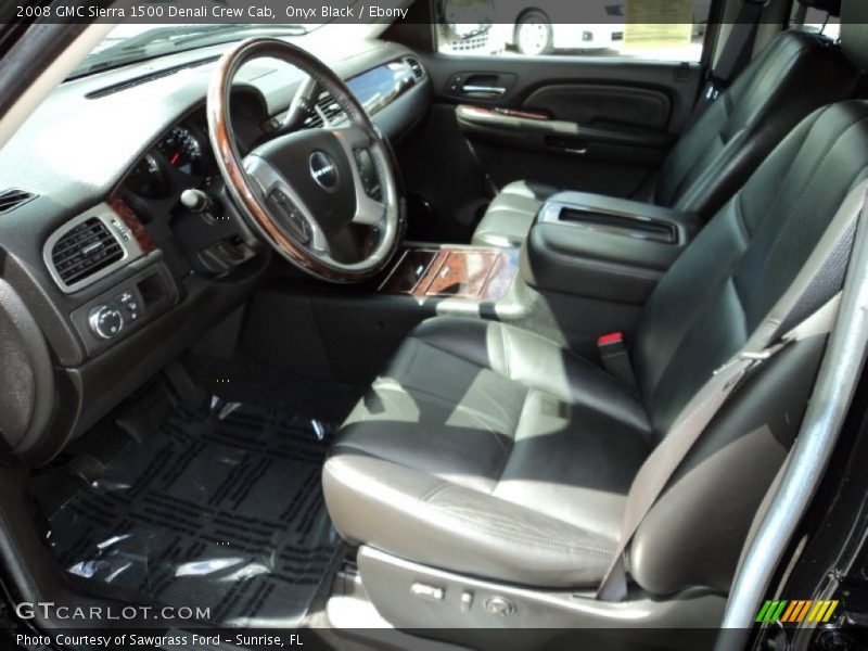 Onyx Black / Ebony 2008 GMC Sierra 1500 Denali Crew Cab