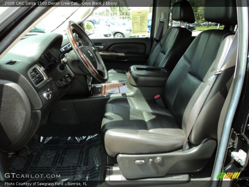 Onyx Black / Ebony 2008 GMC Sierra 1500 Denali Crew Cab