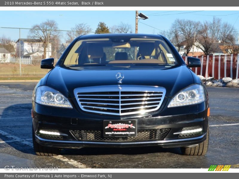 Black / Black 2010 Mercedes-Benz S 550 4Matic Sedan