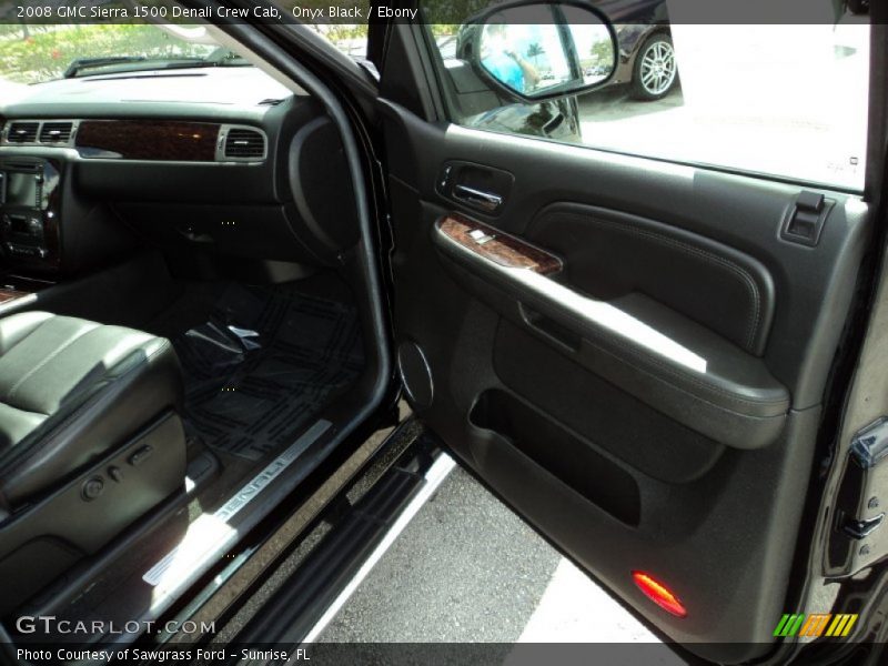 Onyx Black / Ebony 2008 GMC Sierra 1500 Denali Crew Cab