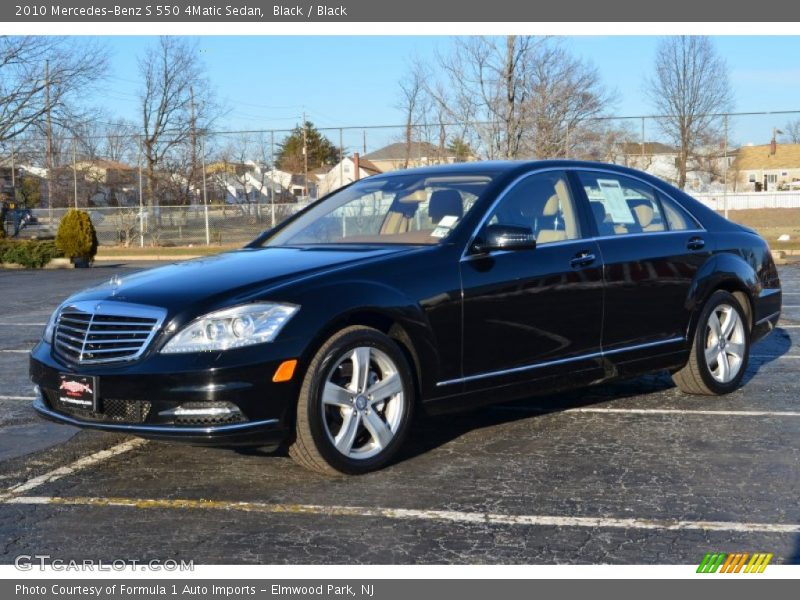 Black / Black 2010 Mercedes-Benz S 550 4Matic Sedan