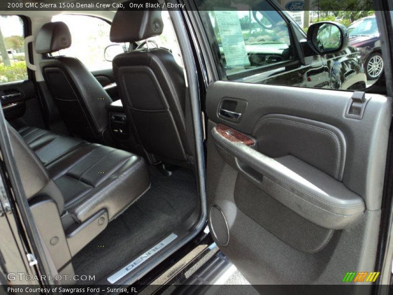 Onyx Black / Ebony 2008 GMC Sierra 1500 Denali Crew Cab