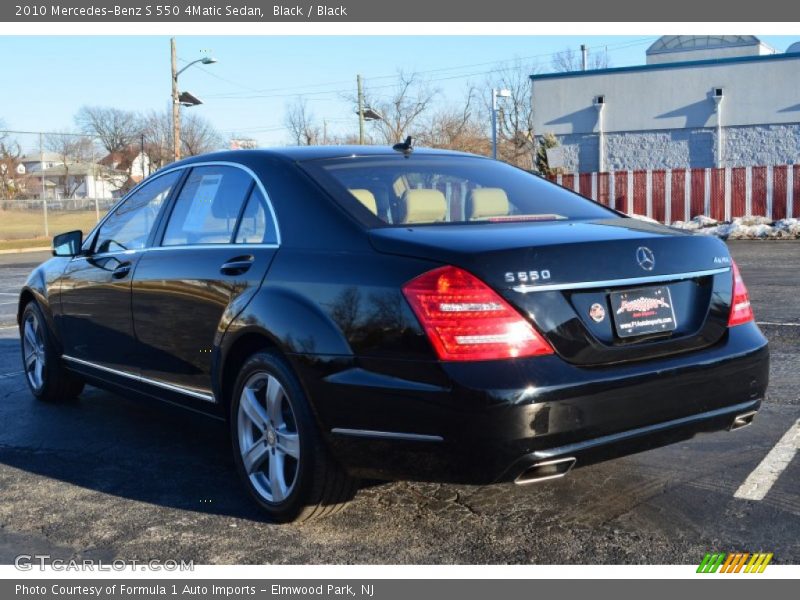 Black / Black 2010 Mercedes-Benz S 550 4Matic Sedan