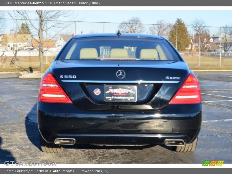 Black / Black 2010 Mercedes-Benz S 550 4Matic Sedan