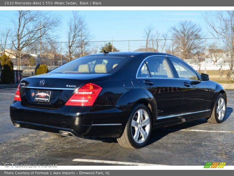 Black / Black 2010 Mercedes-Benz S 550 4Matic Sedan