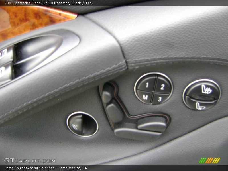 Black / Black 2007 Mercedes-Benz SL 550 Roadster