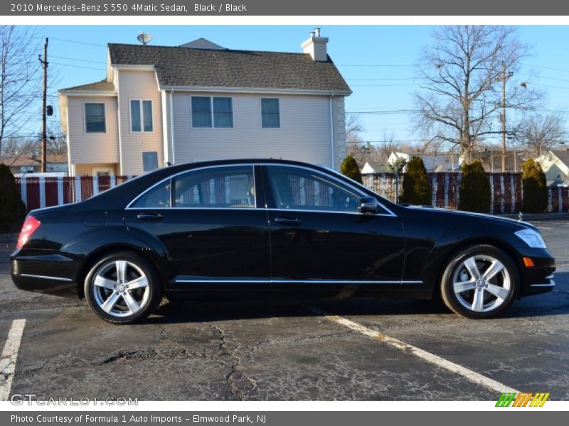 Black / Black 2010 Mercedes-Benz S 550 4Matic Sedan