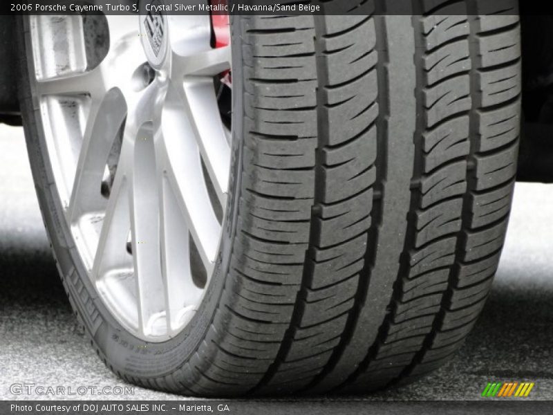 Crystal Silver Metallic / Havanna/Sand Beige 2006 Porsche Cayenne Turbo S