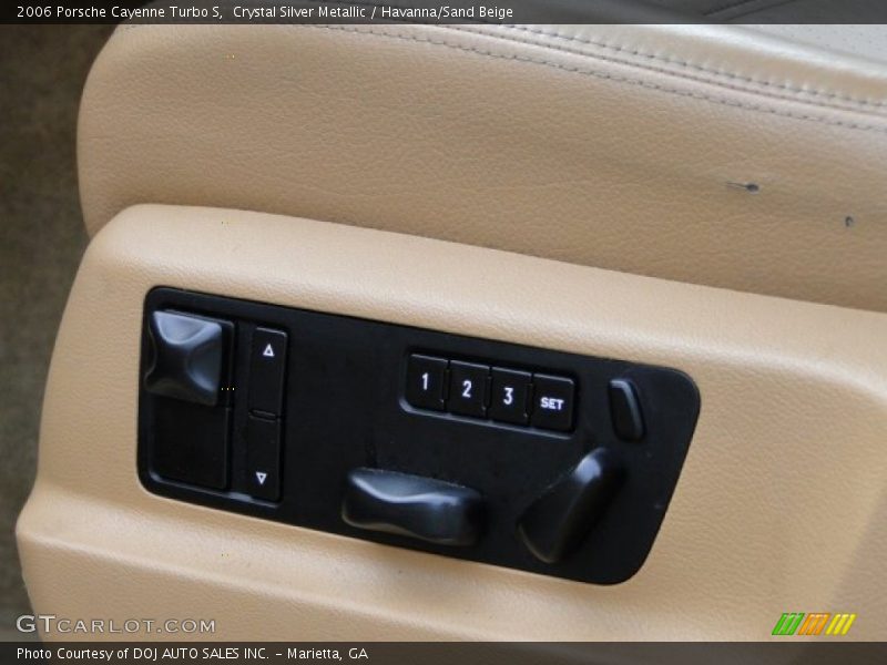 Crystal Silver Metallic / Havanna/Sand Beige 2006 Porsche Cayenne Turbo S