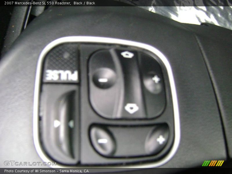 Black / Black 2007 Mercedes-Benz SL 550 Roadster