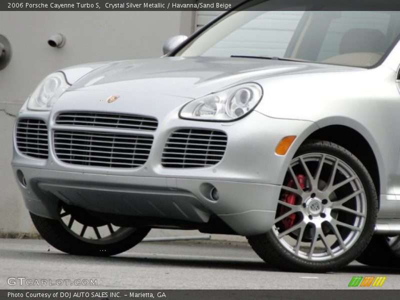 Crystal Silver Metallic / Havanna/Sand Beige 2006 Porsche Cayenne Turbo S