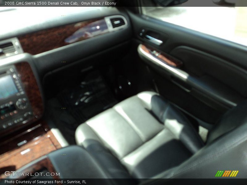 Onyx Black / Ebony 2008 GMC Sierra 1500 Denali Crew Cab