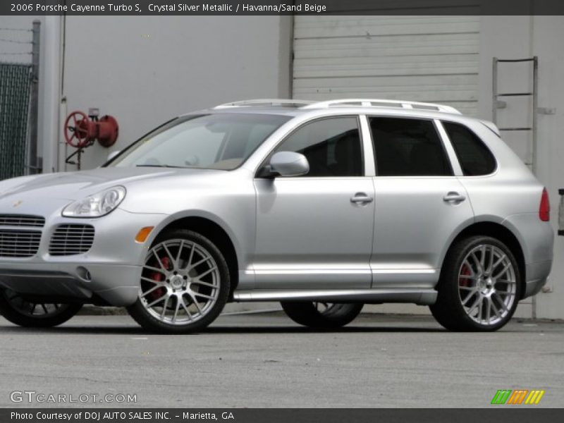 Crystal Silver Metallic / Havanna/Sand Beige 2006 Porsche Cayenne Turbo S