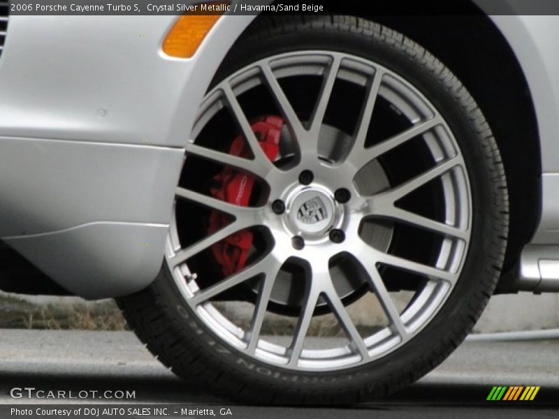 Crystal Silver Metallic / Havanna/Sand Beige 2006 Porsche Cayenne Turbo S