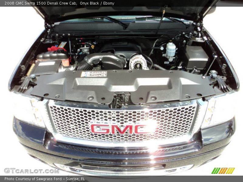Onyx Black / Ebony 2008 GMC Sierra 1500 Denali Crew Cab