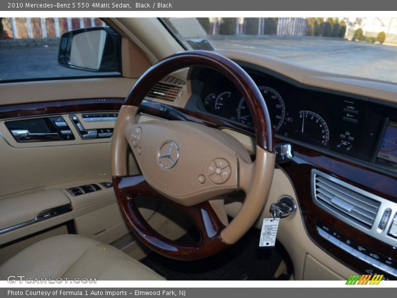 Black / Black 2010 Mercedes-Benz S 550 4Matic Sedan