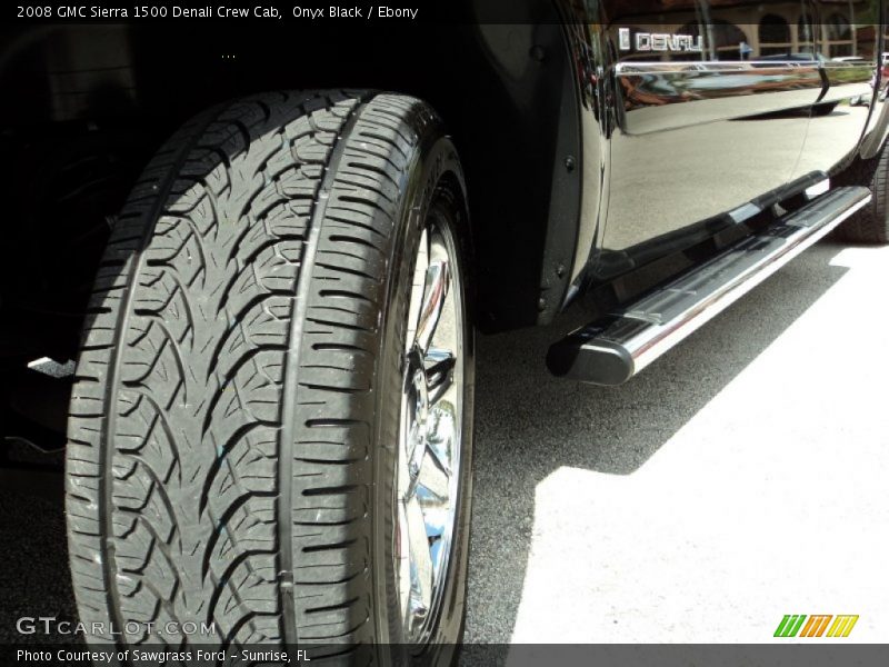 Onyx Black / Ebony 2008 GMC Sierra 1500 Denali Crew Cab