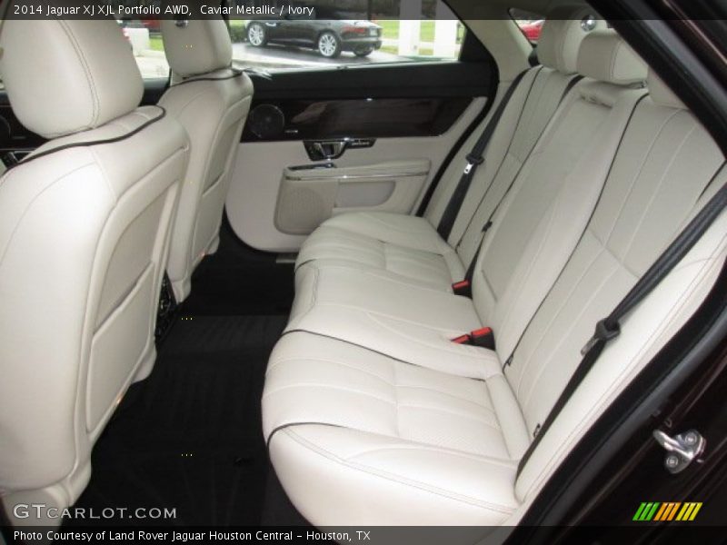 Rear Seat of 2014 XJ XJL Portfolio AWD