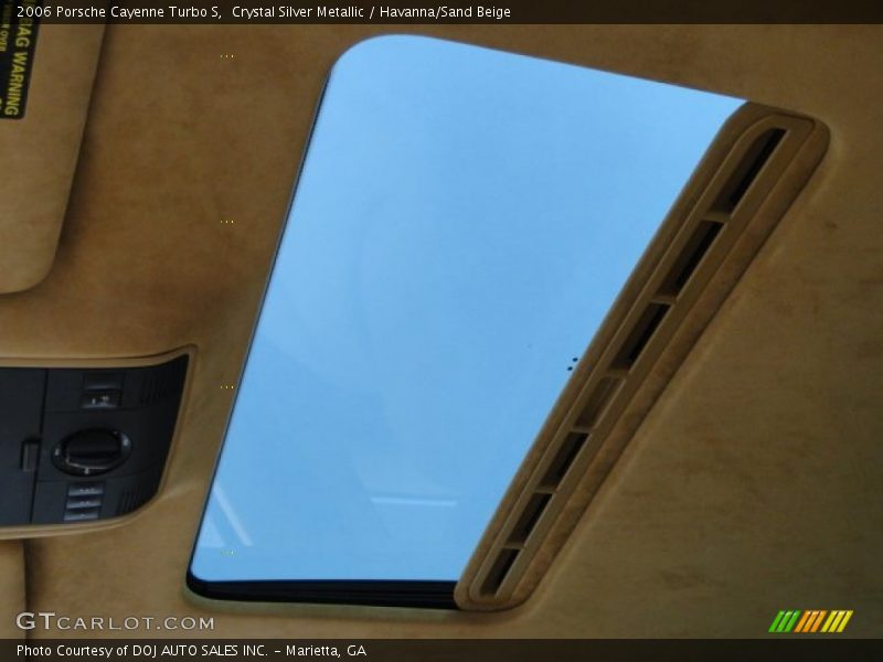 Crystal Silver Metallic / Havanna/Sand Beige 2006 Porsche Cayenne Turbo S