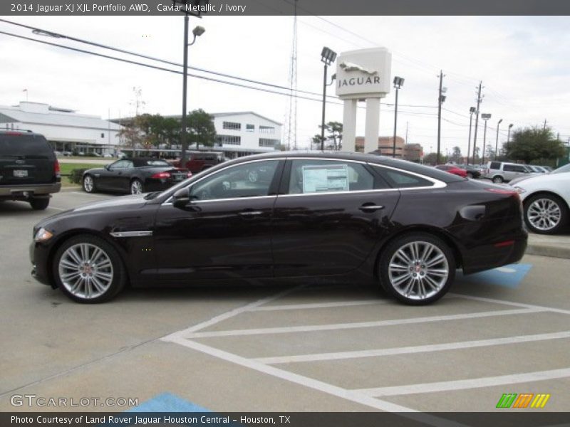  2014 XJ XJL Portfolio AWD Caviar Metallic