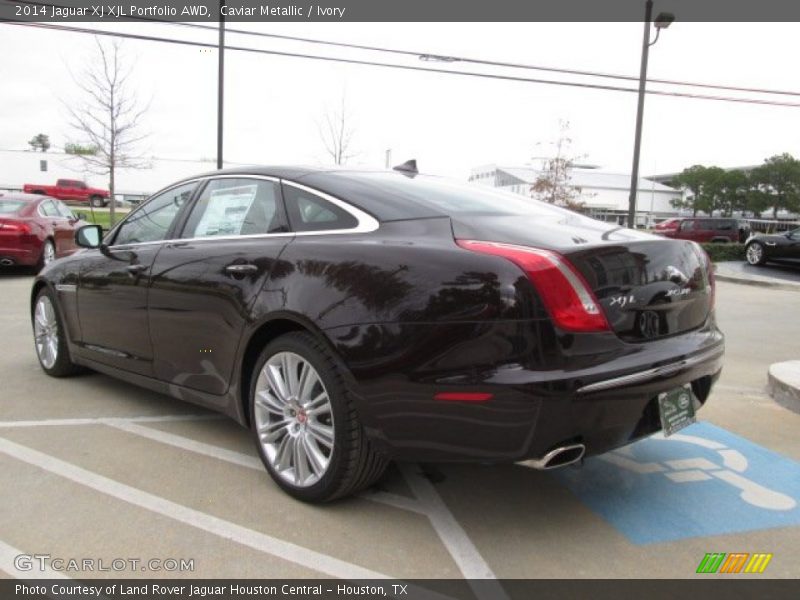 Caviar Metallic / Ivory 2014 Jaguar XJ XJL Portfolio AWD